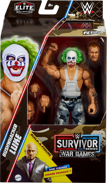 2024 Mattel WWE Elite Survivor Series Adam Pearce BAF Bushwacker Luke