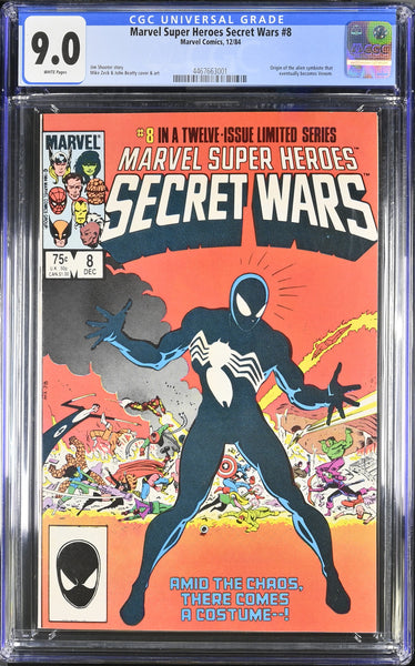 Marvel Super-heroes Secret Wars #8 Marvel Comic Book CGC 9.0