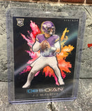 2024 Panini Obsidian Black Color Blast #6 J.J. McCarthy RC Rookie