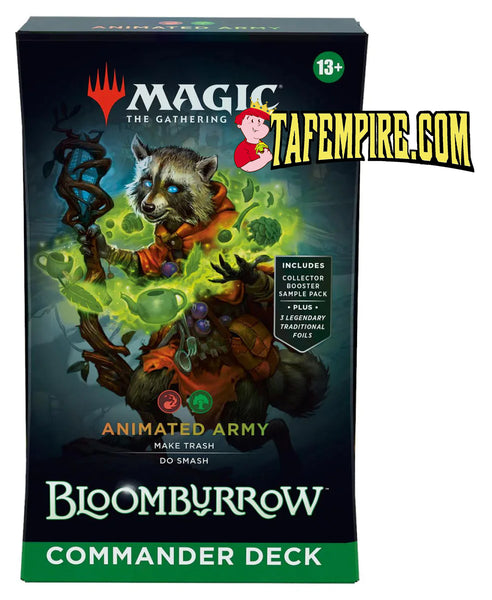 Magic the Gathering Bloomburrow Commander Deck - Animated Army