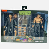 NECA TMNT Teenage Mutant Ninja Turtles Oroku Saki & Hamato Yoshi Figure 2-Pack 